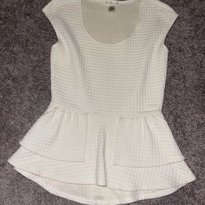 Love on a hanger Waffled Blouse size xs WORN ONCE